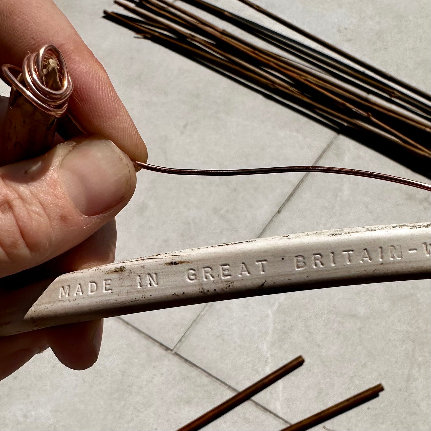 M - 18” / 45cm Ether-Grow Antenna Solid 100% Copper & Real Bamboo