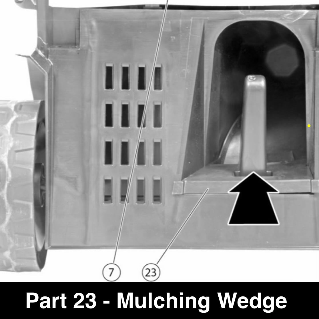 TriMower SMJ430 Mulching Wedge