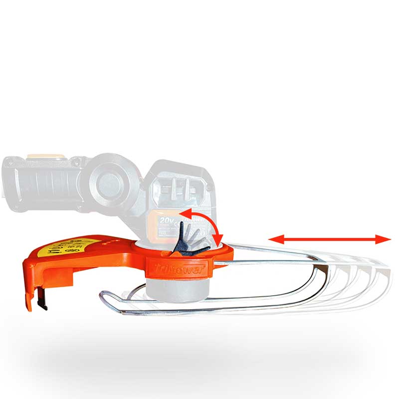 TriMower SMC300 Platinum: Cordless Gliding Trimmer 20v - 30cm/12”