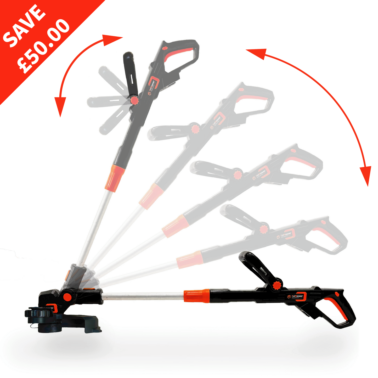 TriMower SMC300 GOLD Package: Cordless Edge Trimmer 20v - 30cm/12”
