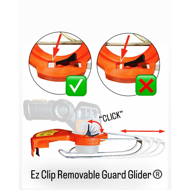 TriMower SMC300 Platinum: Cordless Gliding Trimmer 20v - 30cm/12”