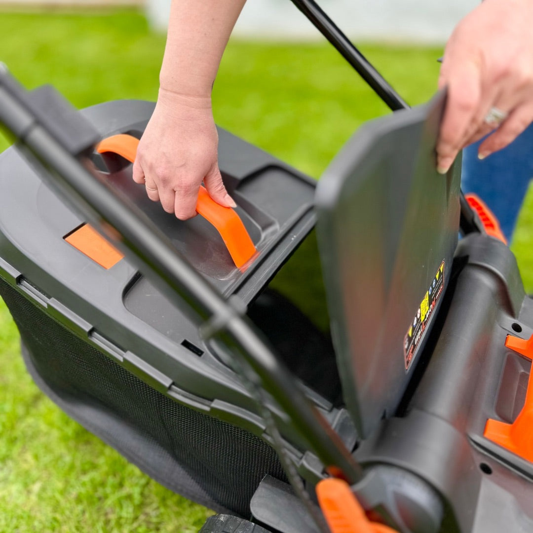 TriMower SMJ430 Lawnmower: 40v Cordless Mower - 4Ah 60minute - 43cm/17”