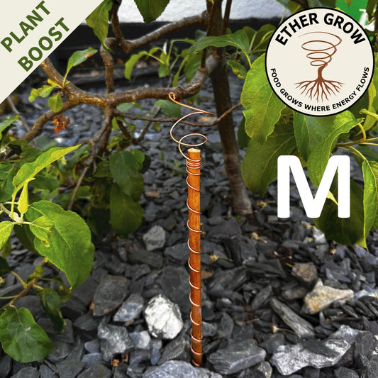 M - 18” / 45cm Ether-Grow Antenna Solid 100% Copper & Real Bamboo